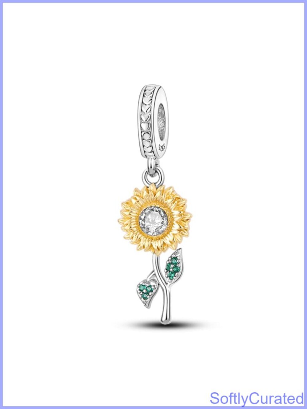 Silver Dangle Charm Bead for Bracelet Necklace DIY